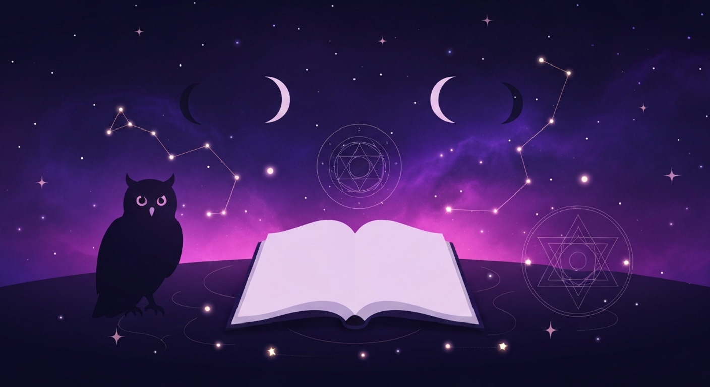 Cosmic Alana AI illustration for How Alana AI Combines MBTI, Human Design, and Numerology